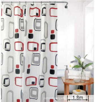 Waterproof Polyester Printed Shower Curtain