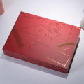 Ambalaj de instrumente Hârtie Red Box Custom Gold Logo