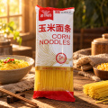 Tagliatelle di mais completamente cotte
