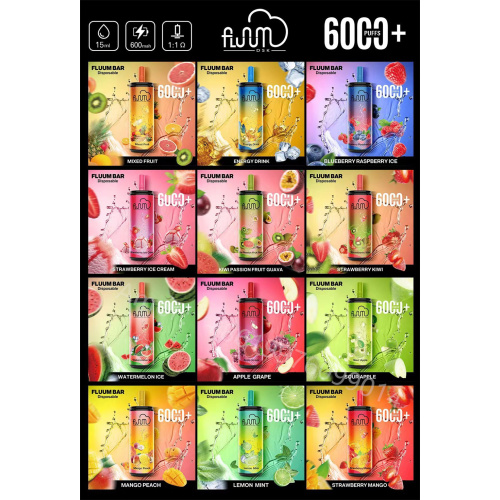 Fluum Bar 6000 Thiết bị Vape dùng một lần của chúng tôi