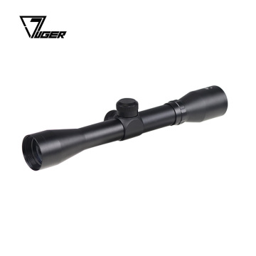 LUGER 4X32 Scope: Single Tube Glass with Double Crosshair Reticle - Hunting Rifle Sight