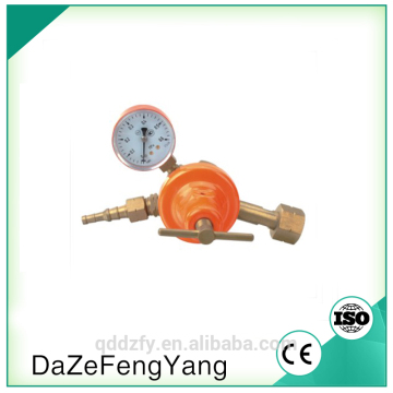 Full brass chrom-plated LPG regulator for export