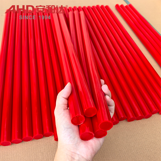 wear resistant polyester pu rod red