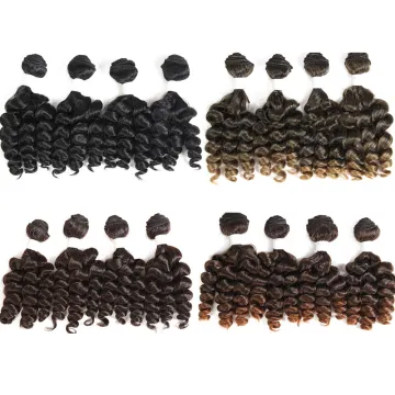 X-TRESS New Fashion Style Hair Weaves 4 Pcs/Pack Full Head Synthetic Hair Synthetic Hair Extension For Black Women Bundles