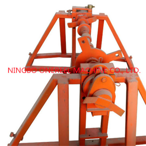 Heavy Load Hydraulic Stringing Equipment Cable Reel Stand