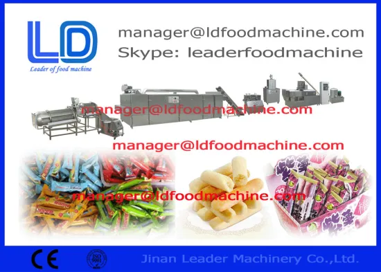 Healthy Inflating Snacks Making Machines Processing Corn / Rice Flakes , Cereal Machine