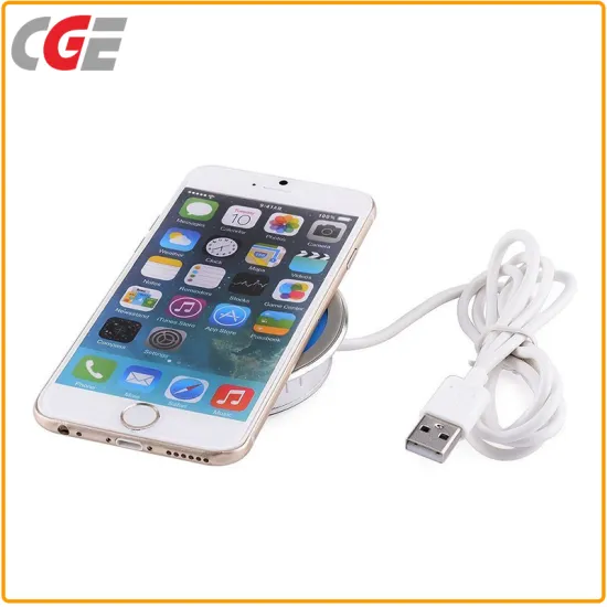 Mobile Phone Charger Qi Standard Wireless Charger for Table Desk in Office Inductive Mobile Phone Wireless Charger