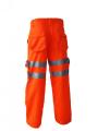 Pantaloni da lavoro arancioni ad alta visibilità T / C