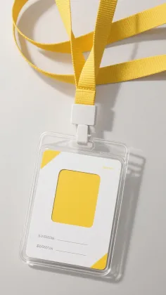 PVC Lanyard Badge Holder