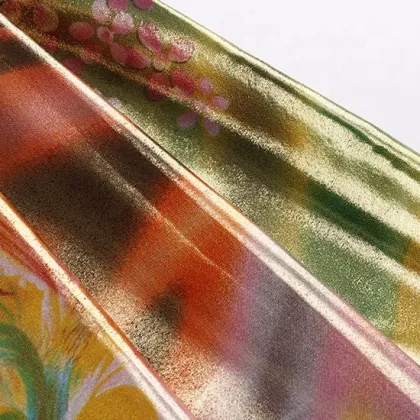 100 percent polyester clothing satin african print fabric