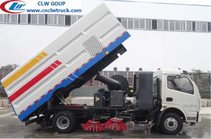 Hot buy Dongfeng 8cbm road sweeper truck