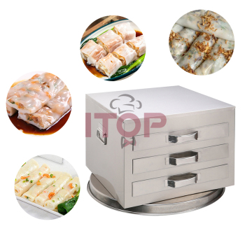 High-efficiency Energy-saving Rice Noodle Roll Steamer Machine