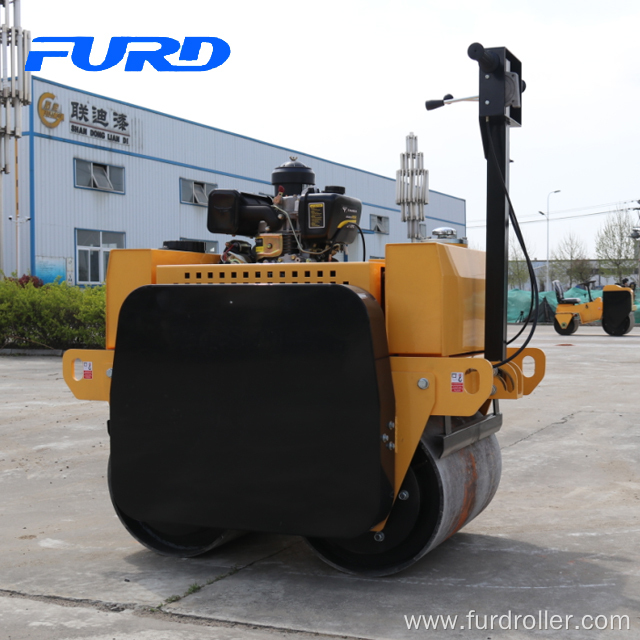 Road Construction Equipment Walk Behind Double Drum Road Roller (FYL-S600C)