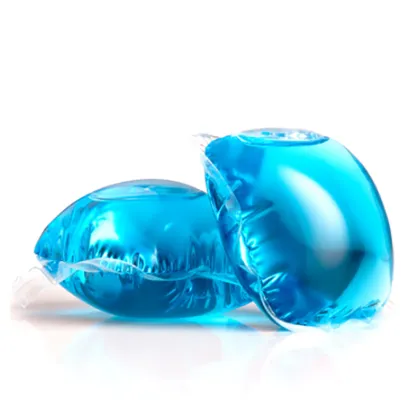 Blue Liquid Laundry Detergent Pods