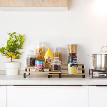 3 Tier Step Shelf Organizer for Cabinet Countertop