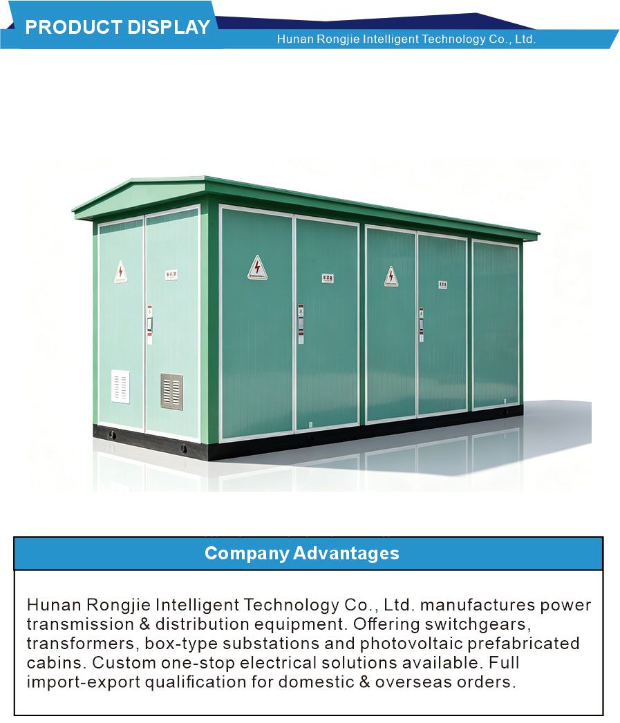 10kV European Compact Substation Galvanized Steel Oil Transformer