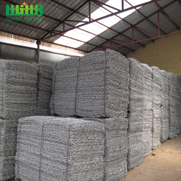 Factory Hot Dipped Galvanized Woven Gabion Box