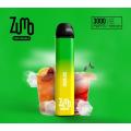 Zumo 3000puffs 일회용 vape 1000mah