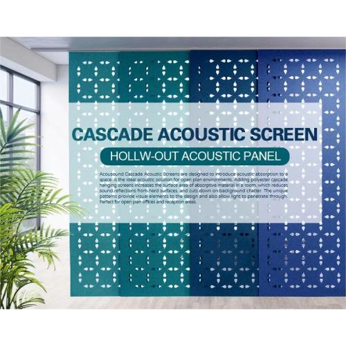 Polyester Acoustic Screen Divider Modern Design Interior Decorative Polyester Divider Factory