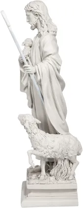Jesus the Good Shepherd Religious Garden Statue