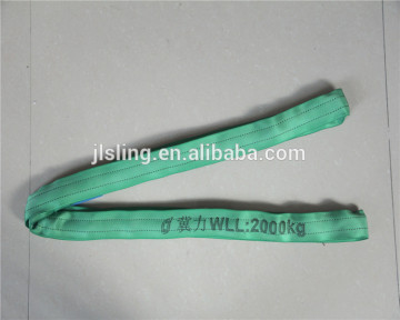 EN 1492-1 hoist lifting belt synthetic sling polyester webbing sling/lifting belt
