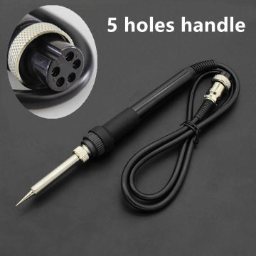 High Quality 5 Holes Interface Universal 50W Soldering Iron Handle 936 Soldering Station Electric iron Welding Tools