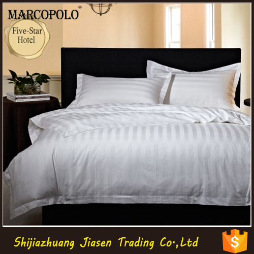 Pure White 100% Cotton Fabric Quilt Sets Comforter Set Duvet Cover for Hotel