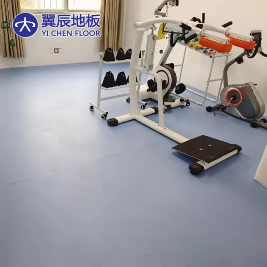 Homogeneous Commercial Linoleum and Vinyl Sheet Floors for Hospitals
