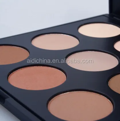 High-Quality Waterproof Compact Powder & Highlight Palette