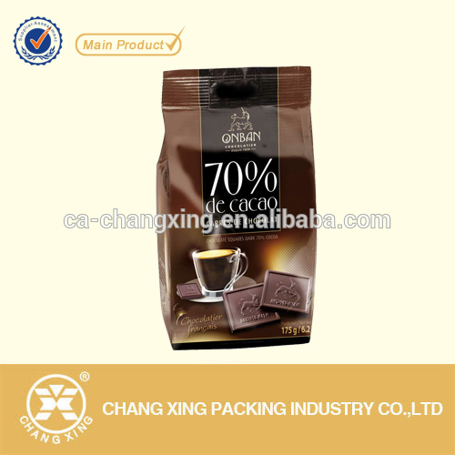 Custom Shapes packaging bag design for cacao bean grinder