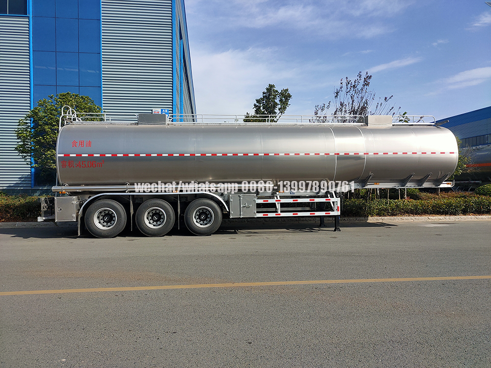 Edible Oil Transport Semi Trailer Jpg