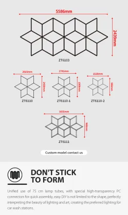 High Quality DIY Assembly Gym Room Geometry Event Site Roof Lighting Garage Hive Lights