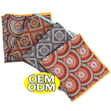2024 Top Seller Men's 100% Silk Woven Pocket Squares - Custom OEM Service 25x25cm