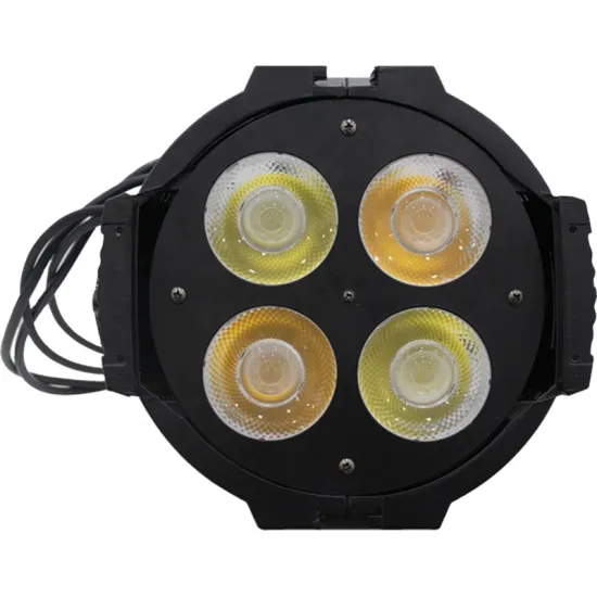 Long Lifespan 200W DJ Stage Blinder 4 Eyes LED PAR COB Light - Warm White / White