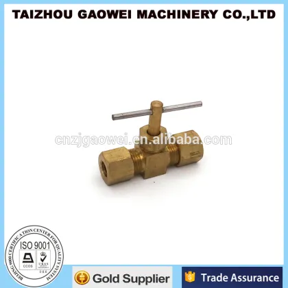 1/4 COMP X 1/4 COMP NEEDLE VALVE