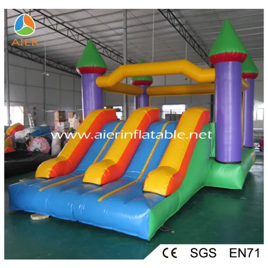 2017 indoor inflatable bouncy castle inflatable inflatable castle with slide