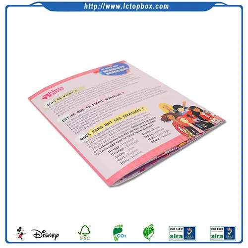 High quality cheap colorful brochure