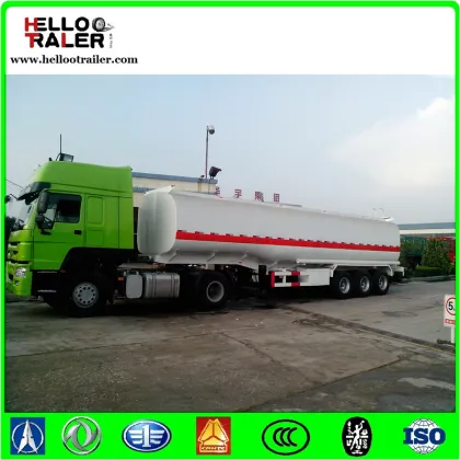 hot sale oil transportation tank truck tanker steel trailers oil tank semi trailer