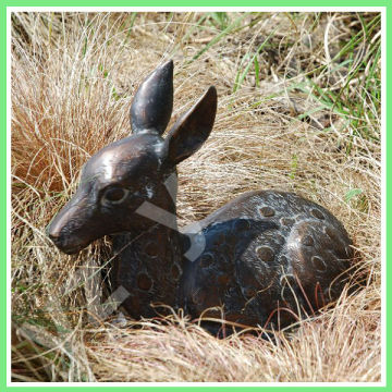 Bronze Garden Animal Statue Fawn Statue