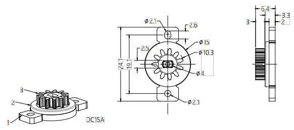 Plastic Small Damper For Car Dustbin