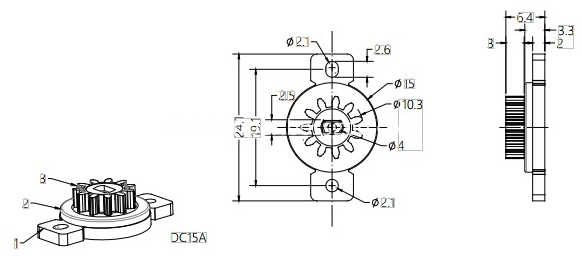 Automobile Interior Decoration Gear Damper