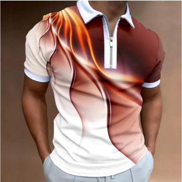 Men's Slim-Fit Quick-Dry Golf Polo Shirt