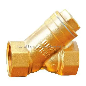 y-pattern strainer valve