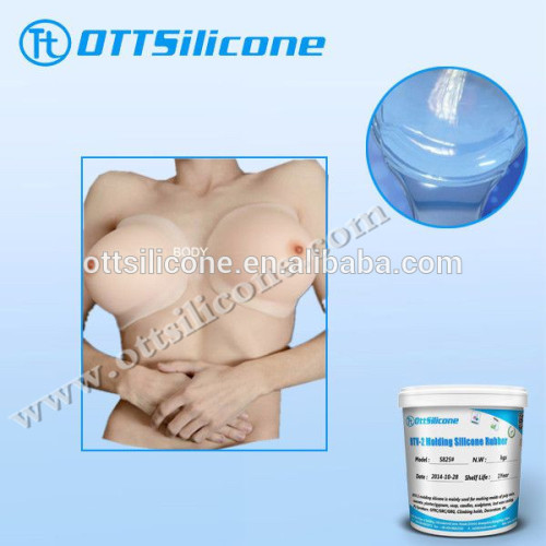 Liquid Life-Casting Silicone For Artificial Body Part Making