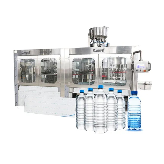 water filling full line pure water bottling machine