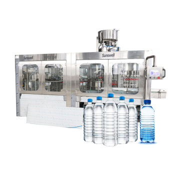 Liquid and water filling line water bottling machine