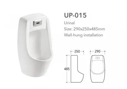 vitreous caroma cube wall hung urinal dimensions