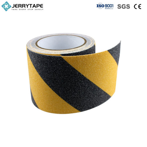 PVC Black and Yellow Anti Slip Tape Tapak untuk Tangga