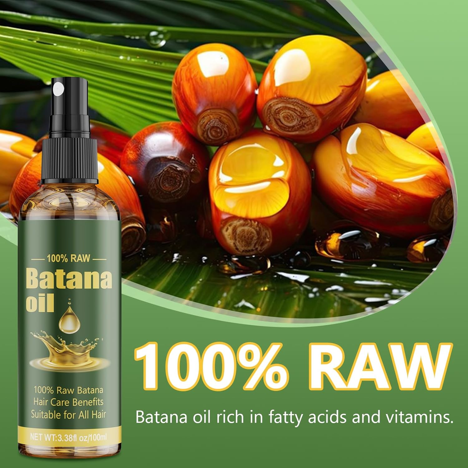 Private Batana Oil Batana Organic Batana Oil Wholesaleluxury Regrowth Oil Batana Oil