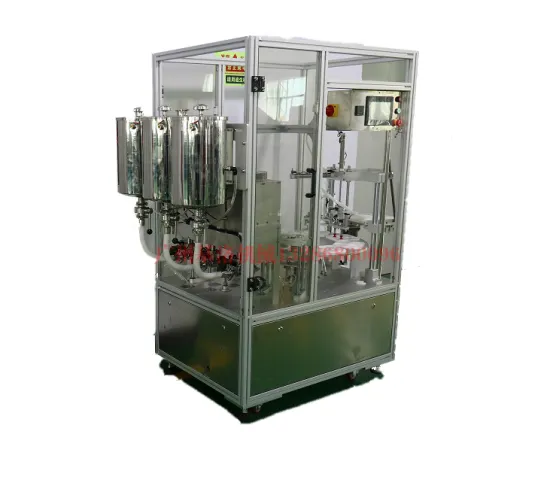 Three-color BB cream filling machine